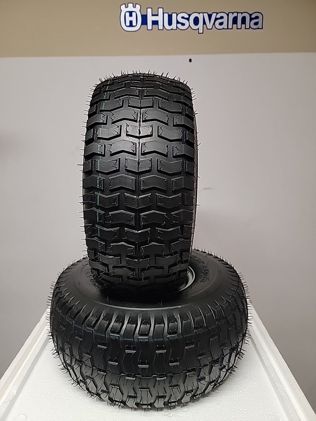 Set of (2) 15X6.00-6 Kenda Husqvarna Lawnmower Tires & Wheels Craftsman