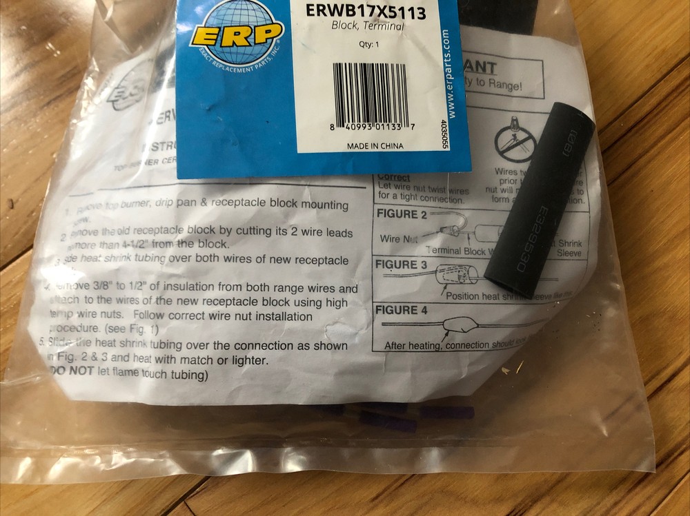 Exact Replacement Parts Erwb17x5113 Surface Element Ceramic Receptacle Block