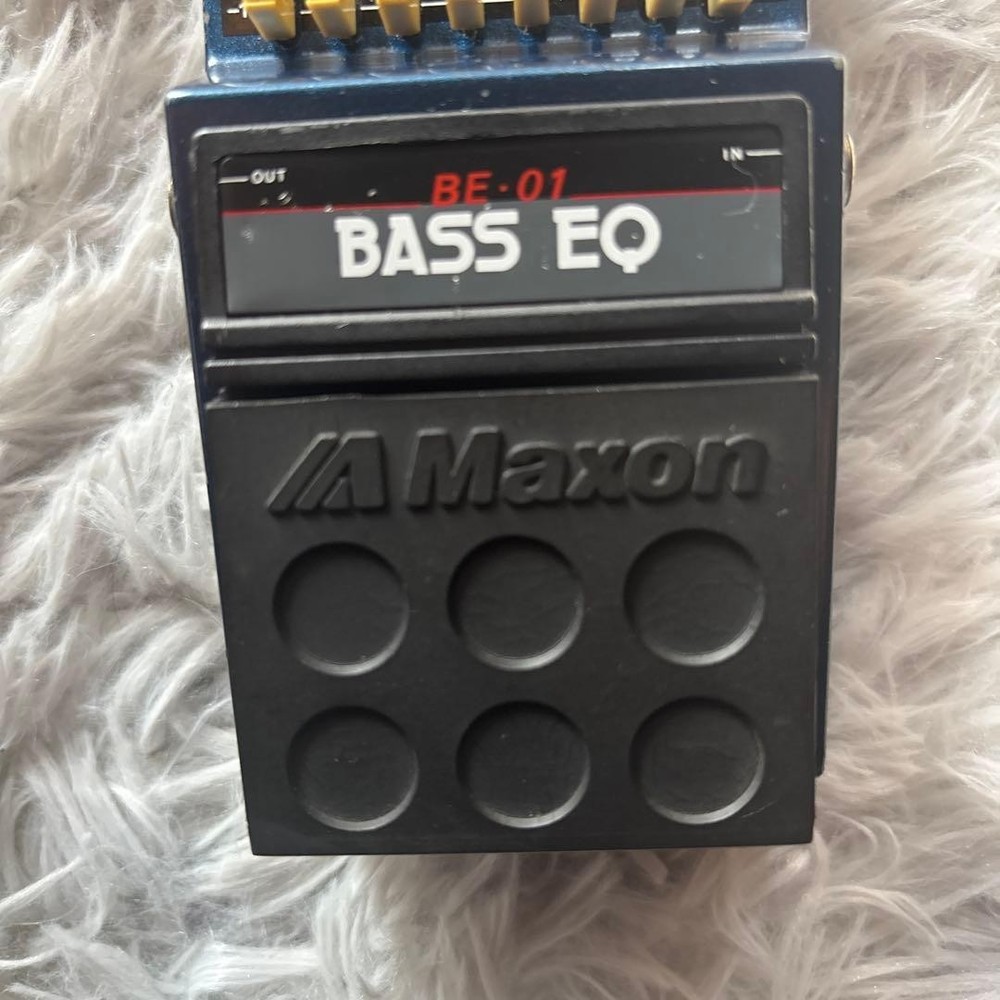 Good condition Maxon BE-01 bass EQ