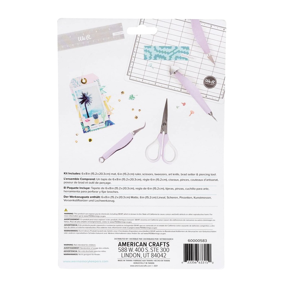 We R Memory Keepers Mini Tool Kit Lilac