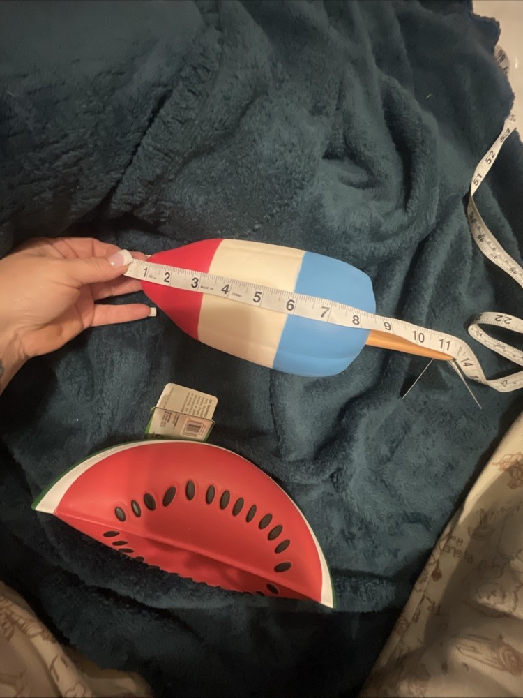 Watermelon & Rocket Pop Jumbo Squishes Keycraft NWT