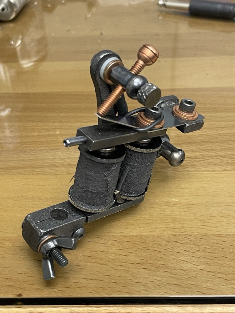 RICK CHERRY COIL TATTOO MACHINE Shader (not sharpz) SEE VIDEO