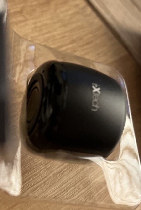 IXTECH Mini Portable Speaker w Remote Shutter Built in Mic Black