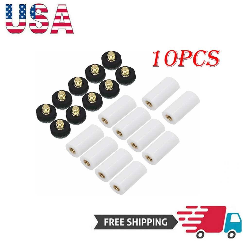 10-13mm Pool Soft Cue Tips Ferrules+Billiard Replacement Screw-On Tips 10pairs