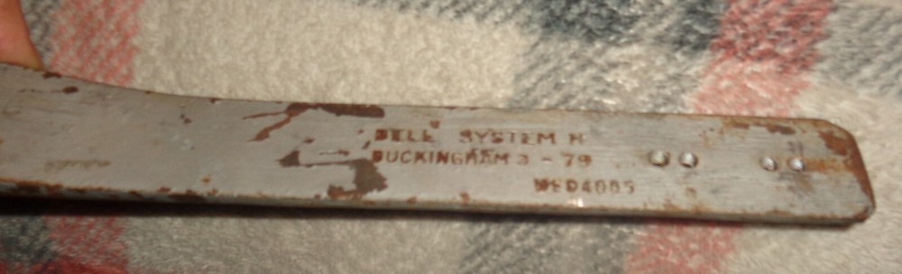 Bell System Buckingham Lineman Tree Climbing Spikes Gaffs Replacement part lot a
