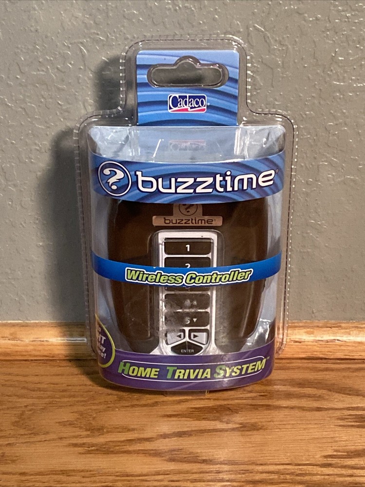 Buzztime White Wireless Controller for BUZZTIME Home Trivia System NEW & SEALED