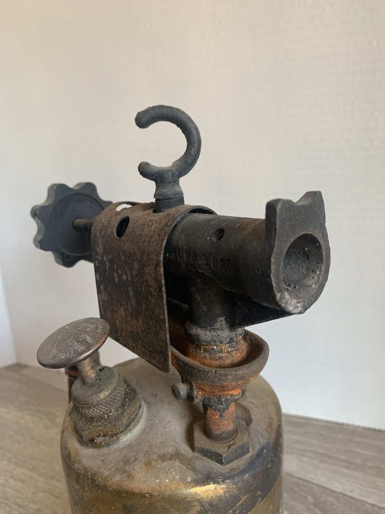 Vintage Brass Blow Torch Collectable Antique