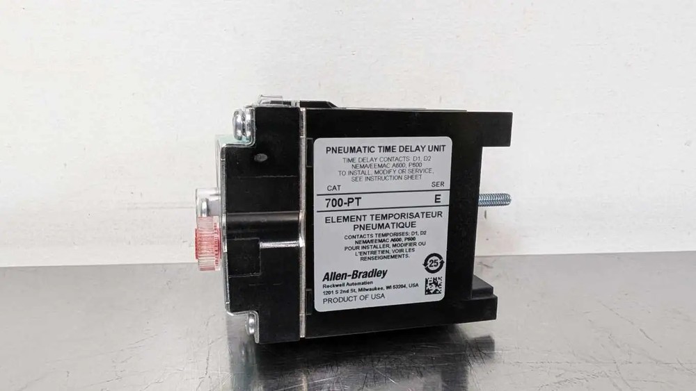 Allen-Bradley 700-PT Pneumatic Time Delay Attachment Ser E 0.1-60 S