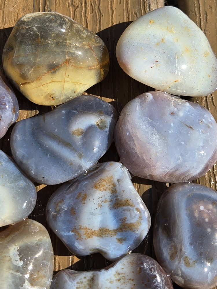 Botswana Agate Selects - UNDERNEATH - Rough, Natural, Not Polished A+ Grade