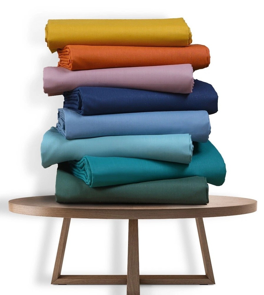 Lovely Solid Colors Sheet Collection 800TC 100% Cotton - Full Size