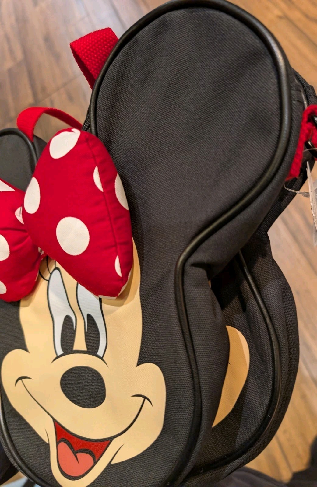 NEW WDW Disney Parks 2026 Minnie Mouse Bow Cute Mini Big Face Tote Shoulder Bag