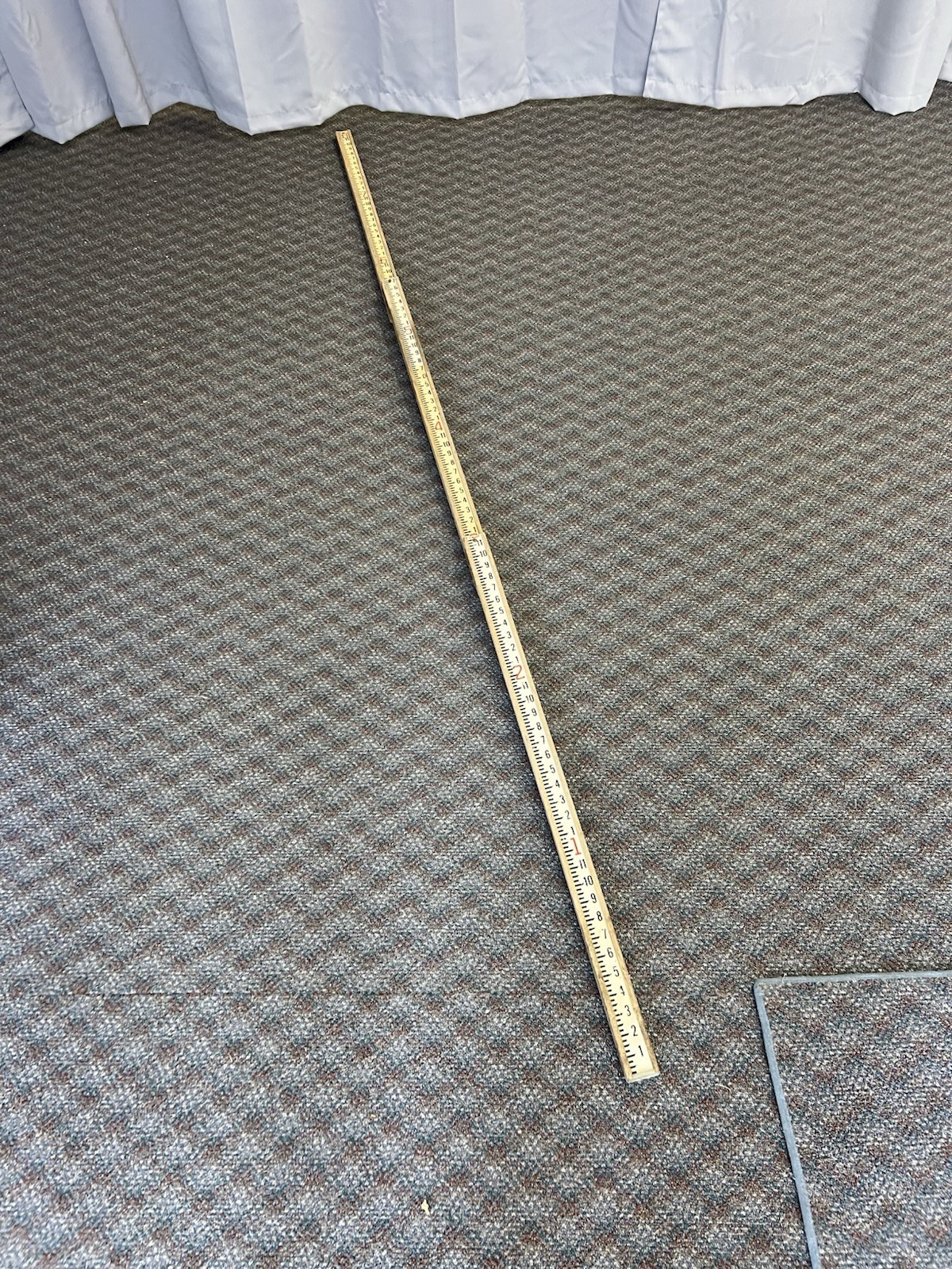 Vintage 8 FT GRADE ROD Survey Measuring Stick Ruler Story Pole industrial decor