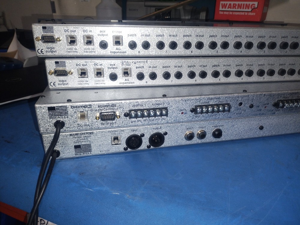 Biamp Advantage GM, Gain Manager, EQ282M, Two Priority Gate.