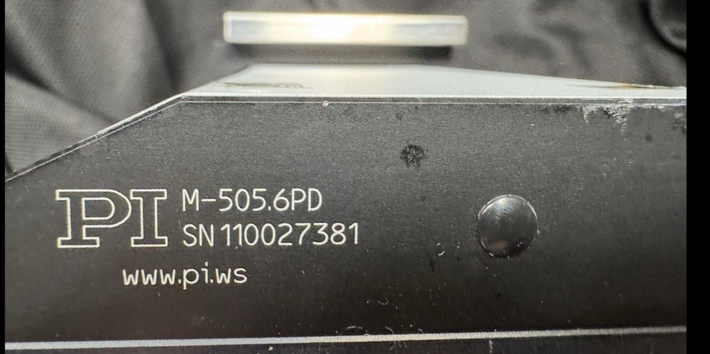 PI M-505.6PD PRECISION POSITIONING STAGE LINEAR POSITIONER