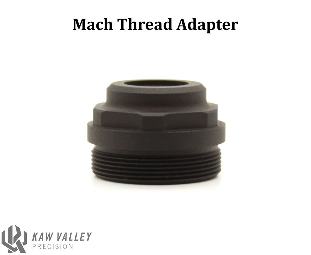 Kaw Valley Precision MACH Modular Linear Comp Thread Adapters - 1/2x28
