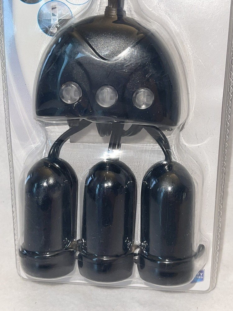 12 Volt Triple Socket Power Pod Individual On/Off 18702