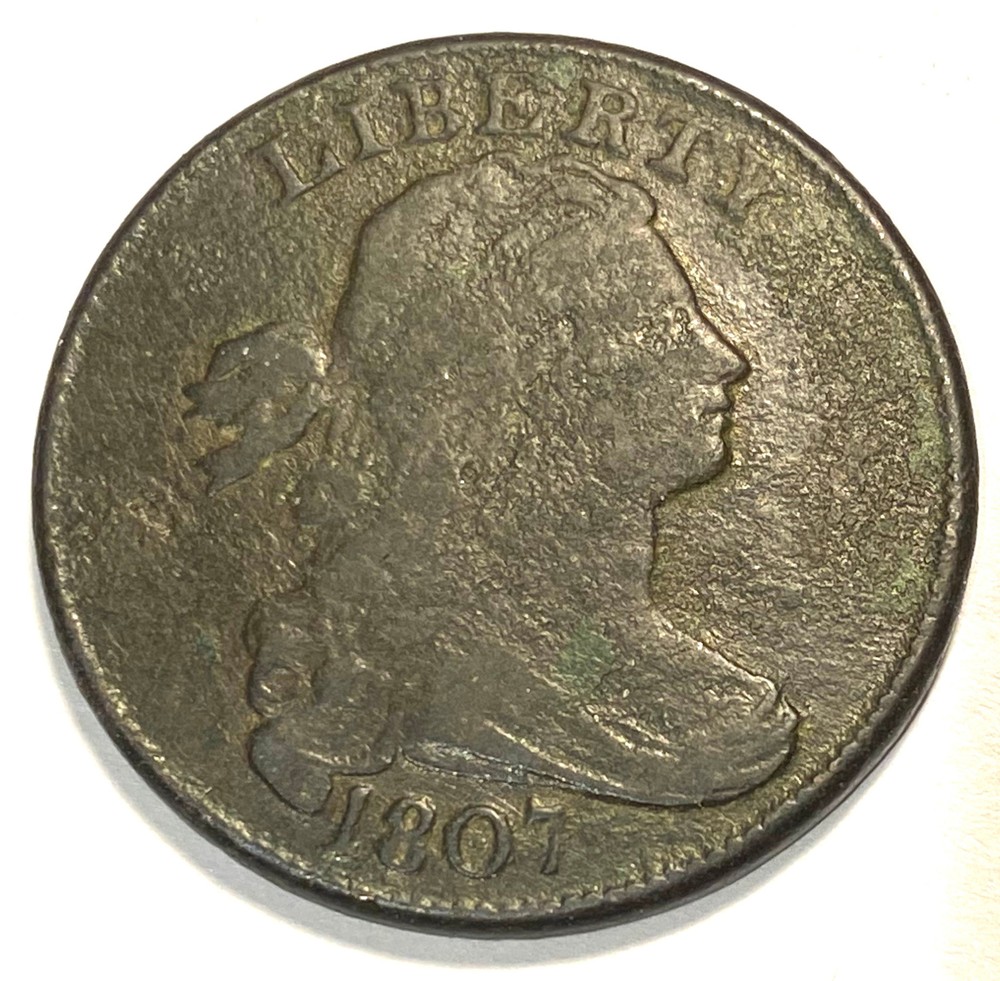 1807 LARGE CENT VF+ Small Fractions #1