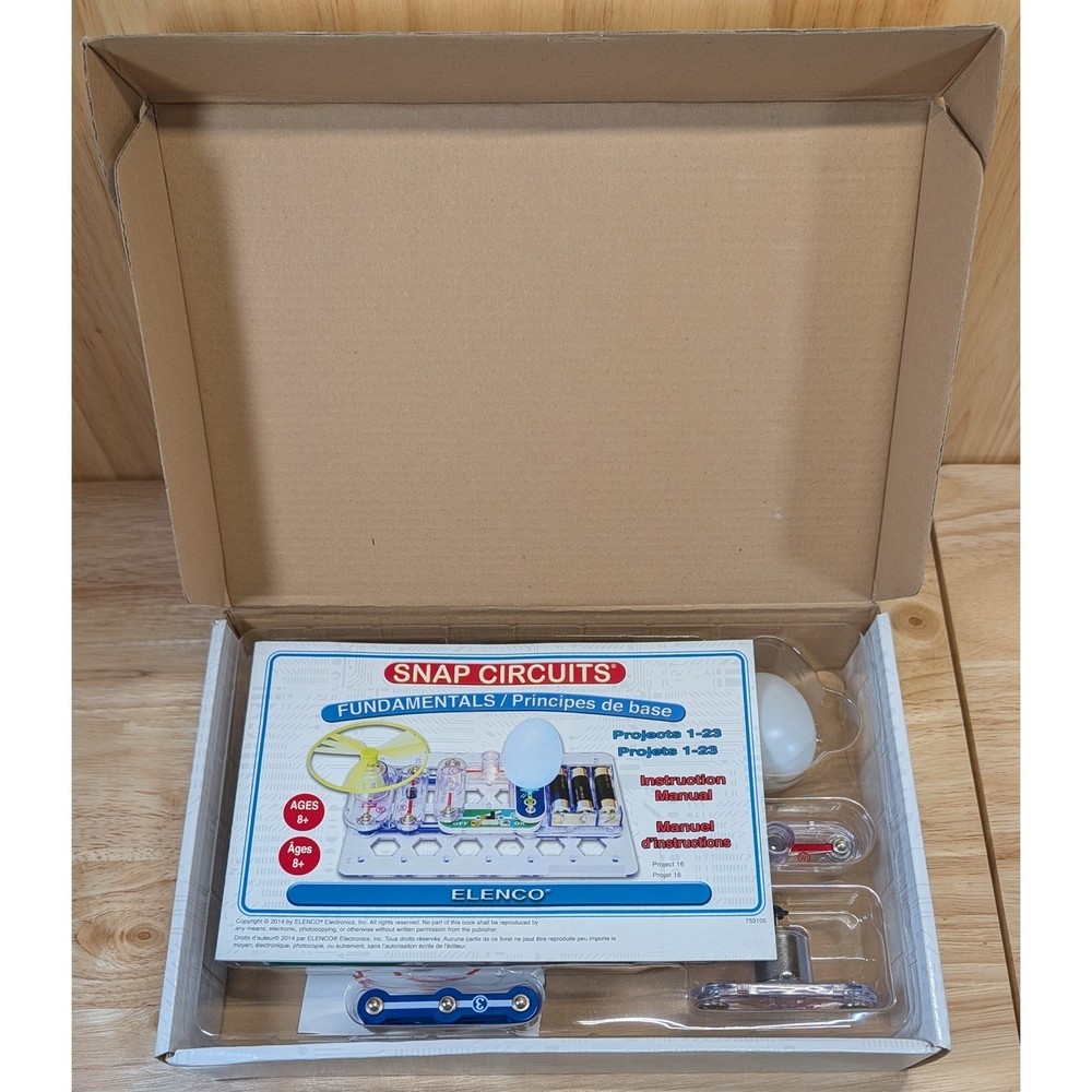 Snap Circuits Fundamentals SCF-20 Electronics STEM Kit 15 Parts 20 Projects