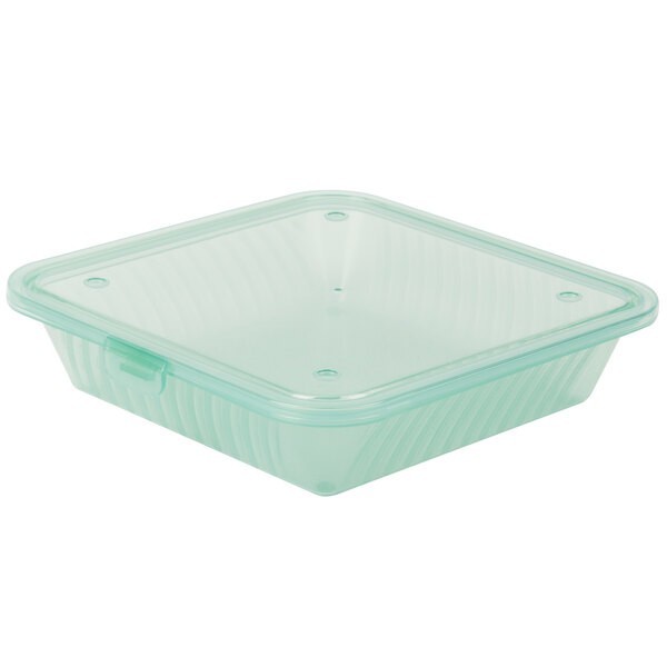 G.E.T. EC-17-JA Eco-Takeouts Jade Single Entree Food Container - 2 Dozen
