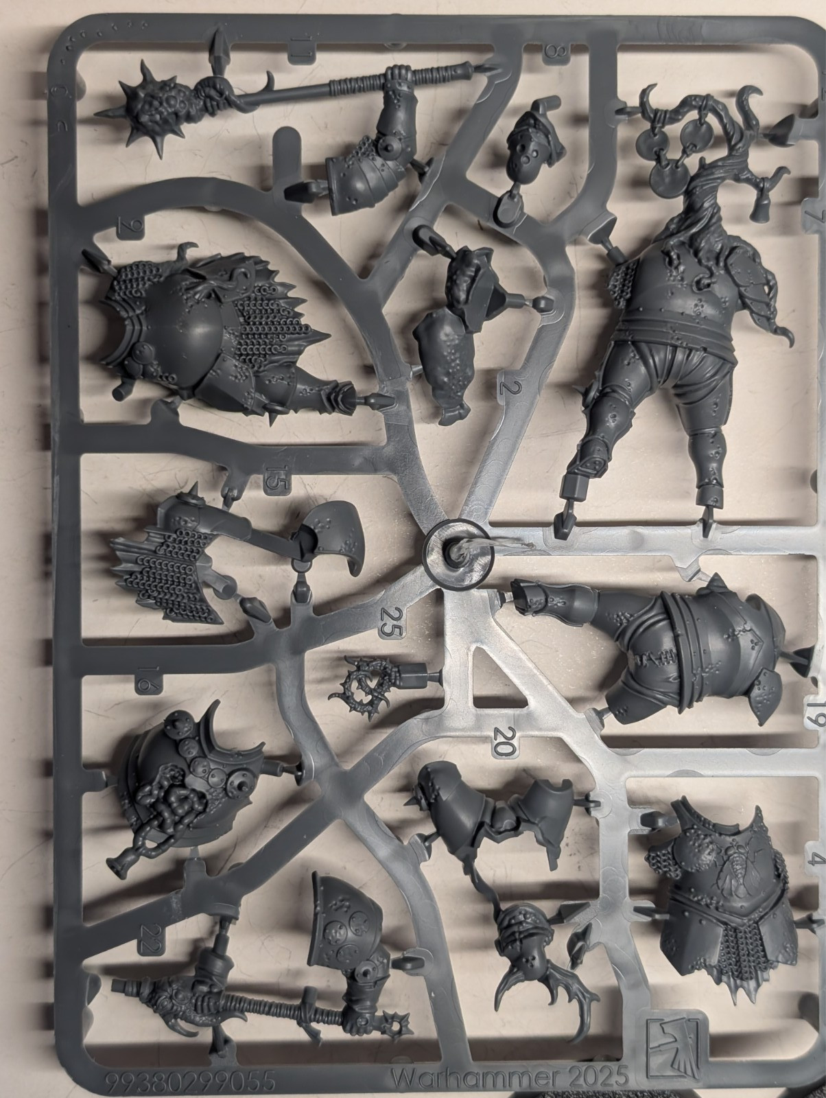 Mulgoth the Cleaver and 3x Blight Templars, Warhammer Quest Darkwater, Maggotkin