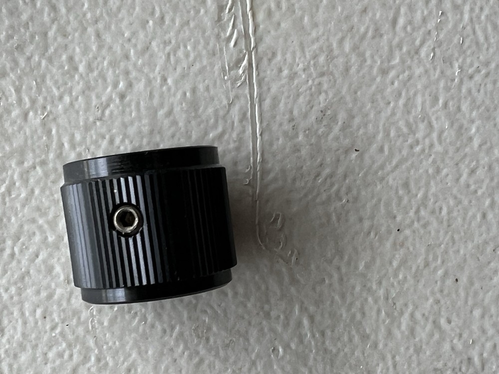 ALCO KNOB (4pcs) Black Aluminum Anodised