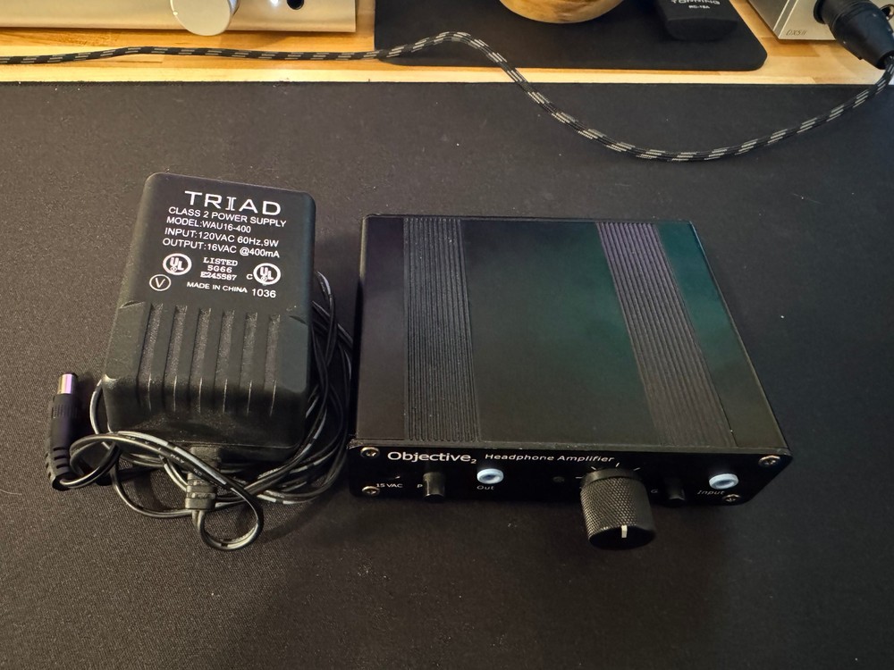 Objective 2 Headphone Amplifier w/ Power Supply