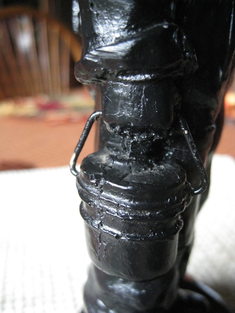 🇺🇸 😃 ⚒️ 🔥 vintage coal miner statue