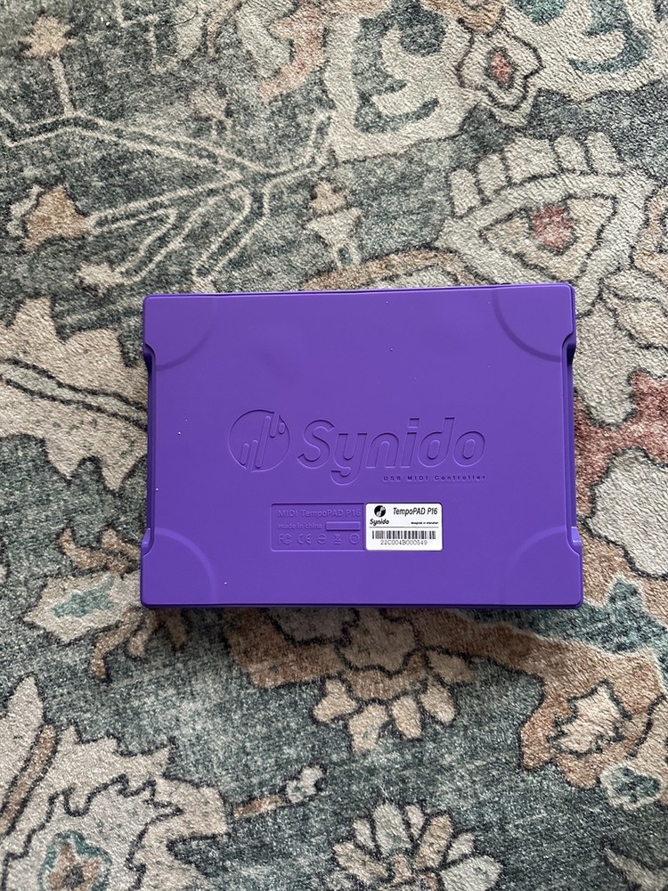 Synido TempoPAD USB Pad Controller 16 Velocity-Sensitive Pads (New No Box)