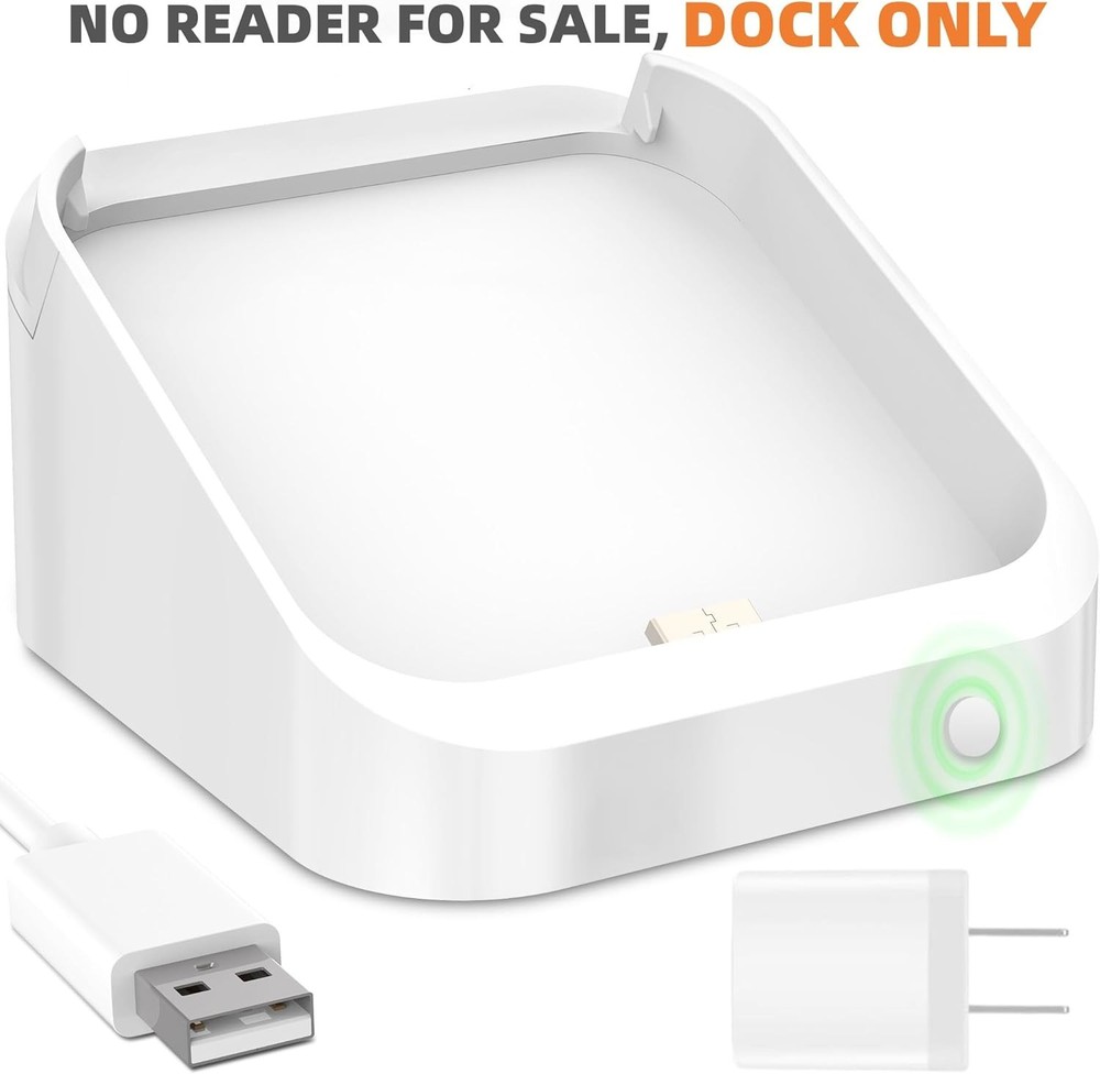 Square Dock for Reader 2nd Generation, Holder Stand white