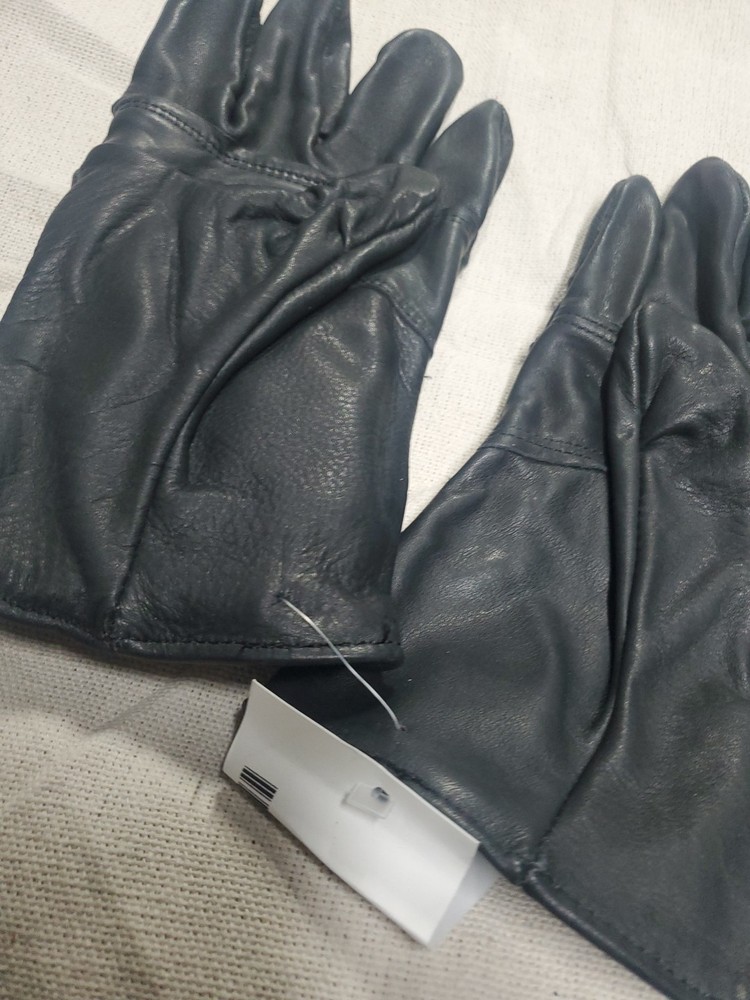 Light Duty Black Leather D3A Gloves USGI Size 4 ( Medium) NOS