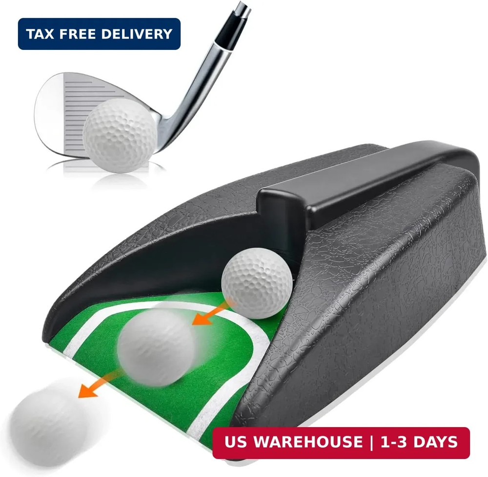 Automatic Putting Machine - Auto Returning Golf Cup Training Aid for Indoor/Outd