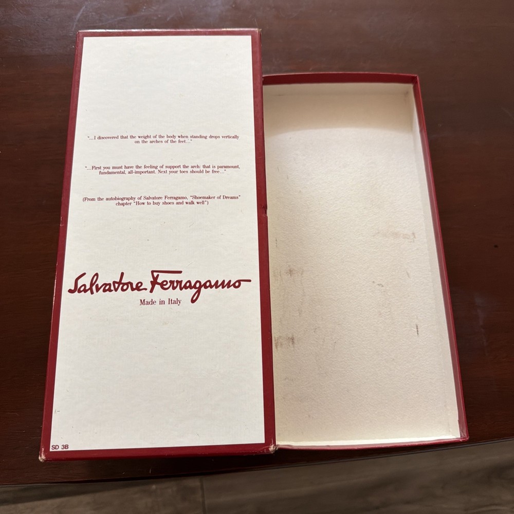 Salvatore Ferragamo Shoe Box