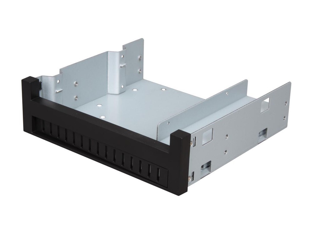 5.25" Mounting Bracket Computer Case Adapter for Slim CD/DVD 2.5" SSD 3.5" HDD