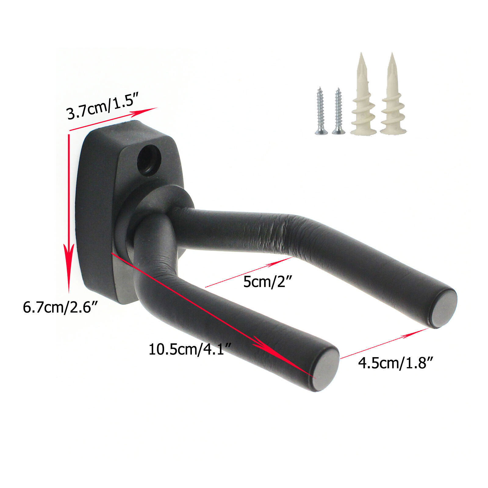 2-PACK Guitar Hanger Hook Holder Wall Mount Display Acoustic Electric.