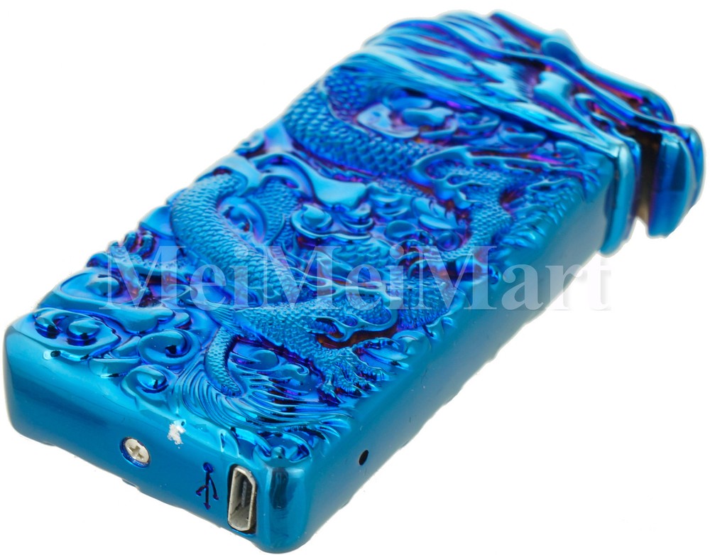 Dragon Shake Electronic Pulse Dual Arc Plasma Lighter with USB Rechargeable BL