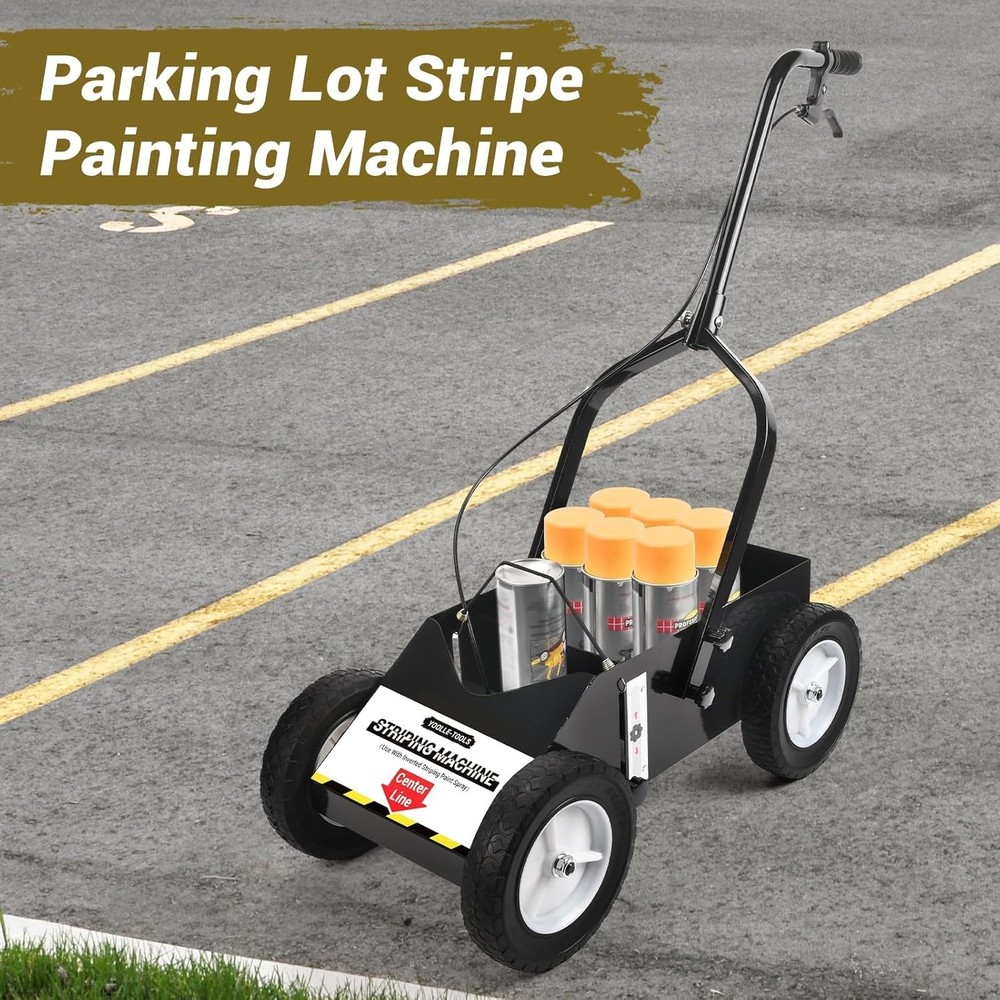 Portable Line Marking Machine for Courts and Fields with Adjustable Stripe Width