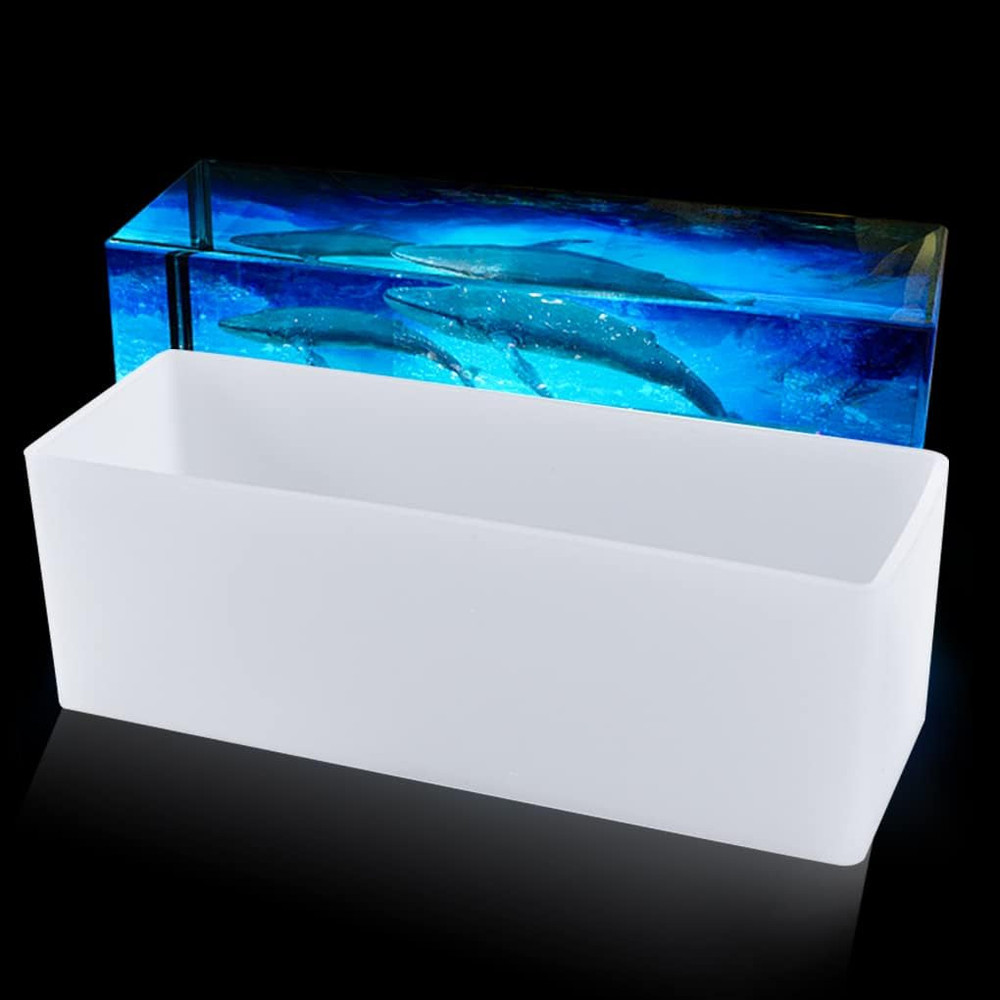 Large Rectangular Resin Mold for DIY Epoxy Crafts and Geometric Art