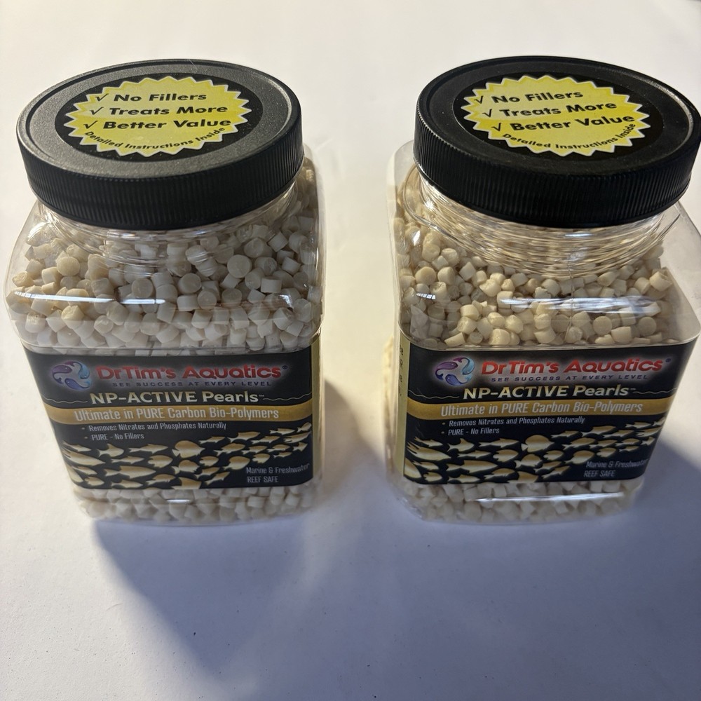 NP-Active Pearls (450 mL) - Dr Tim's - 2 Jars - Open Has Been Slightly Used