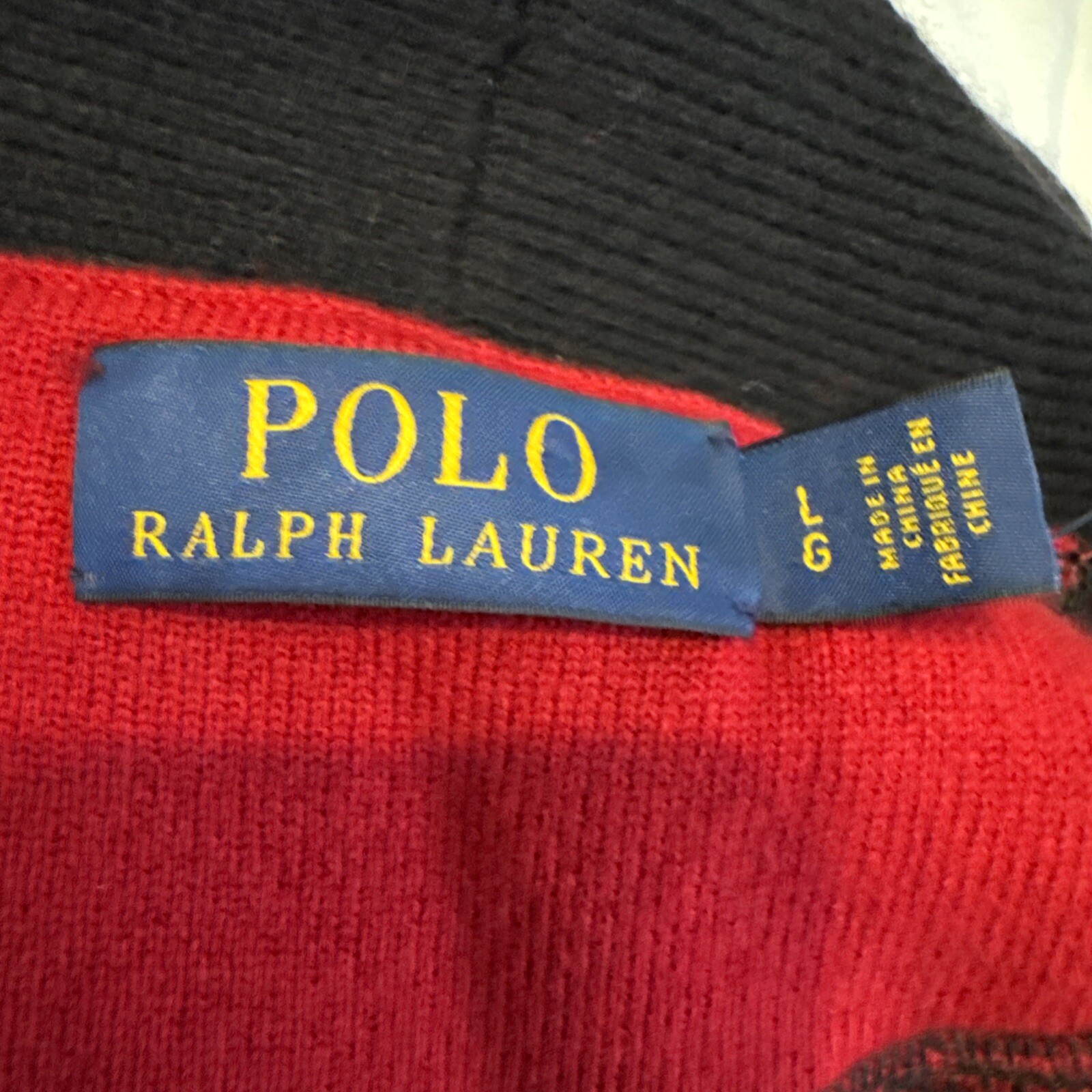 Polo Ralph Lauren Wool Buffalo Plaid Shawl Cardigan Sweater Men’s Large NWT $298
