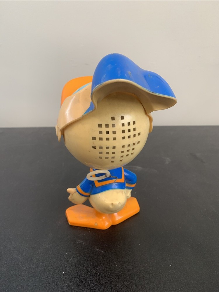 Vintage 1976 Donald Duck Chatter Chum 7" w/ Pull String Mattel No Noise