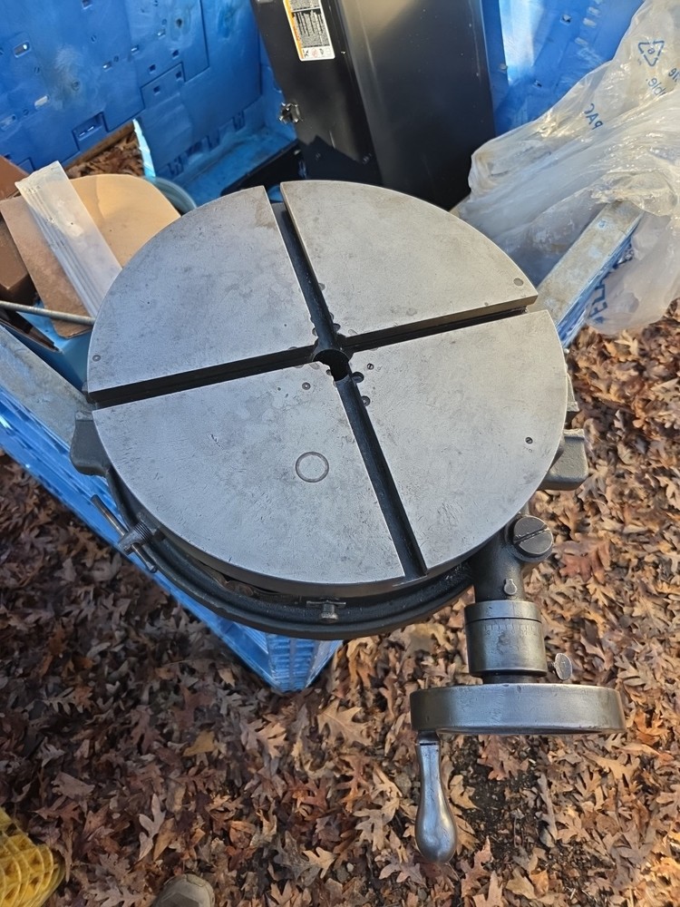TROYKE 15" ROTARY TABLE Milling Machine Rotating Accessory Machinist Tool