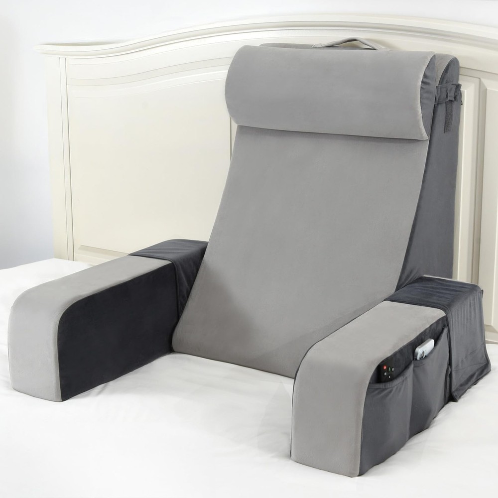 Vekkia 25" Extra-Large Adjustable Reading Pillow – 60° Ergonomic Wedge Backrest