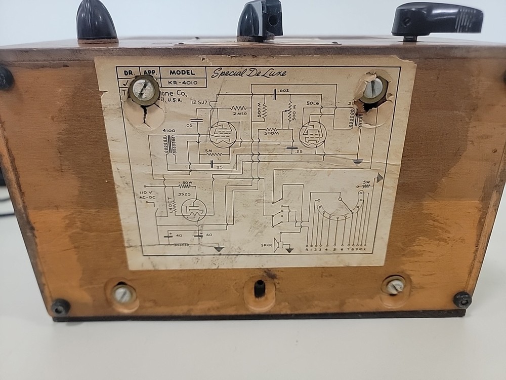 Vintage Talk-A-Phone Intercom Master Unit; Model KR-4010