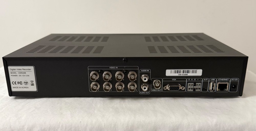 Digital Video Recorder-CREST Security Camera MOD#-CDR 3316-3300 Series