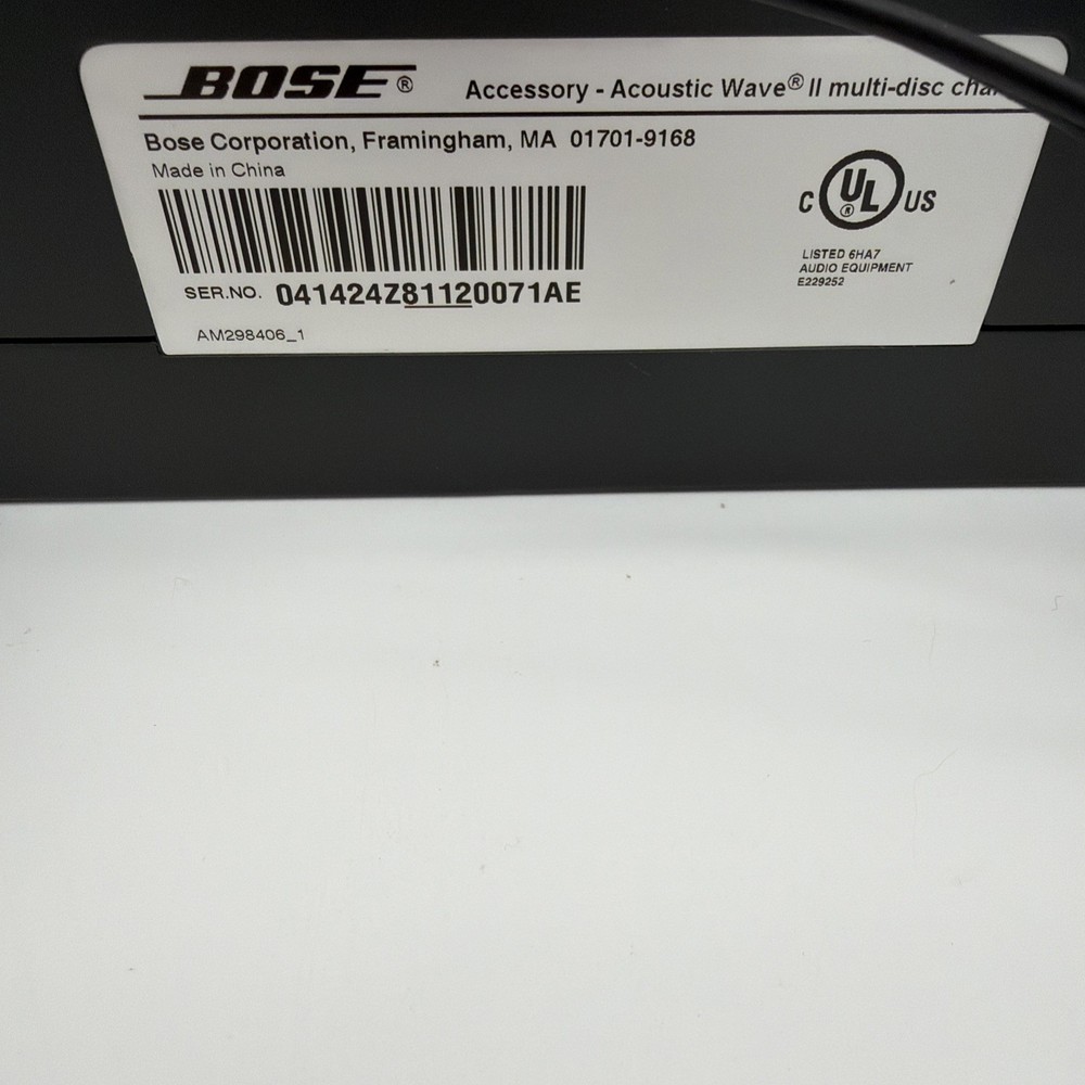 Bose Acoustic Wave ll System 5 Multi-Disc Changer Tested