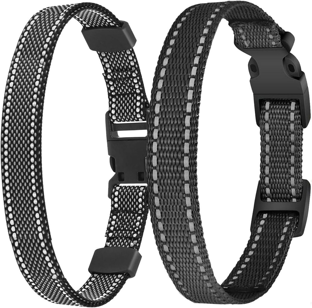 2 Pack Replacement Shock Collar Straps for Training & Bark Collars