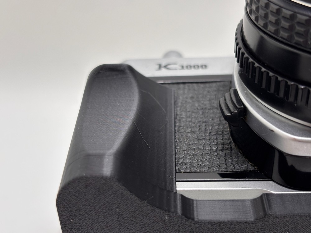 Low Profile Ergonomic Camera Grip Compatible with all Pentax K1000 - NEW