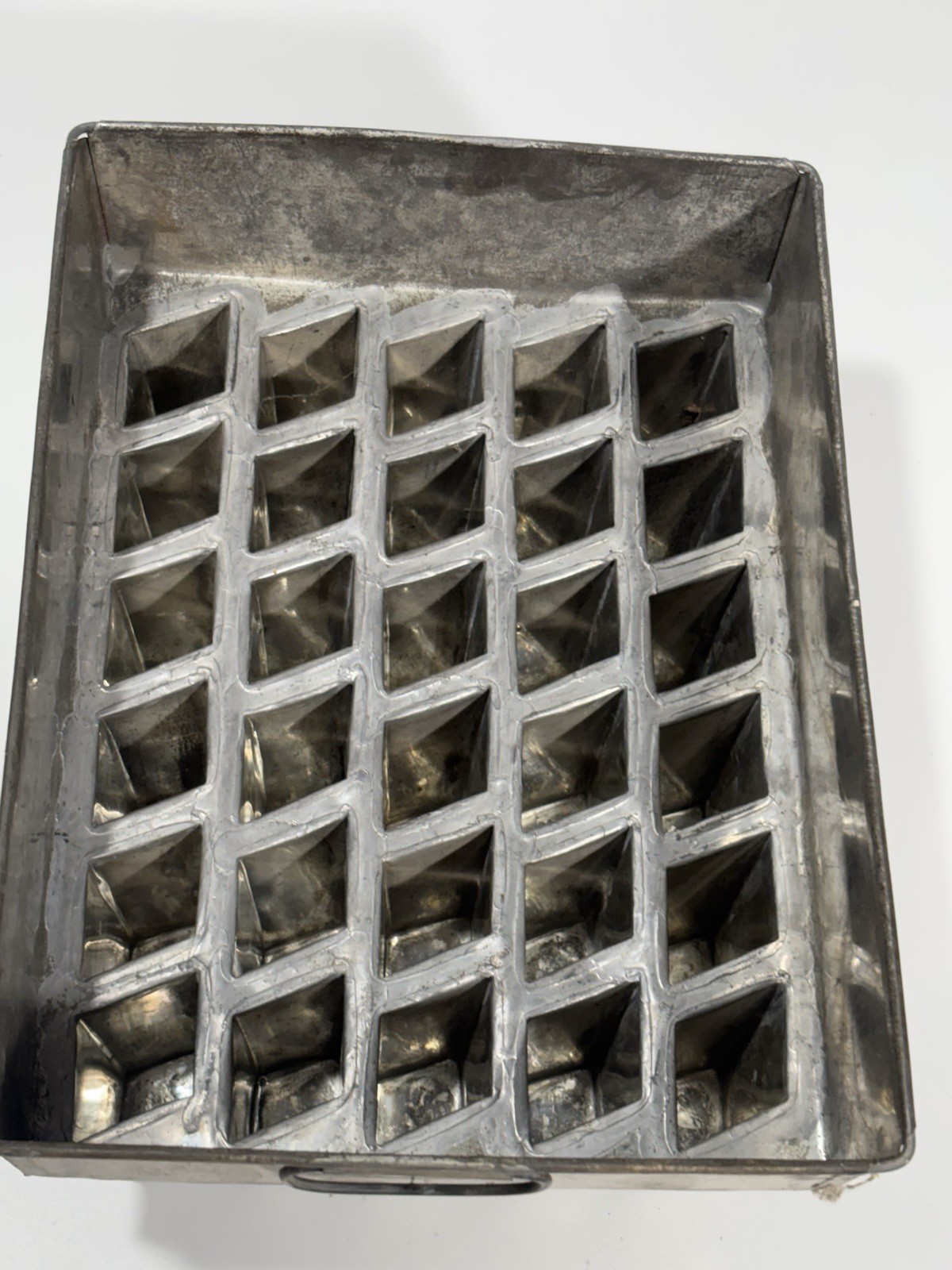 Vintage Metal Popsicle Ice Cream Mold 30 Slots