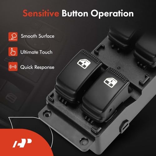 Master Power Window Switch Compatible with Kia Rio, Rio5, 2007 2008 2009