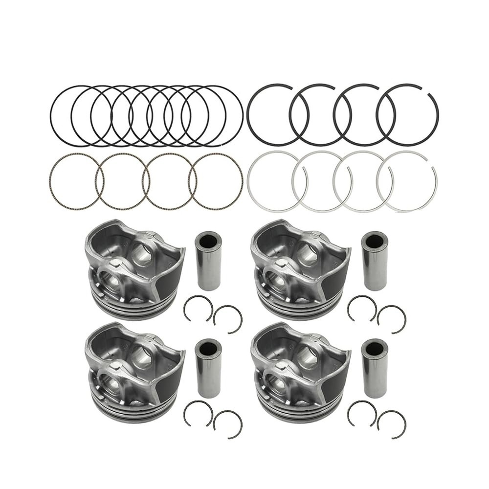 STD Engine Piston & Piston Snap Rings & Piston Pin Set Fits For Hyundai Kia G...